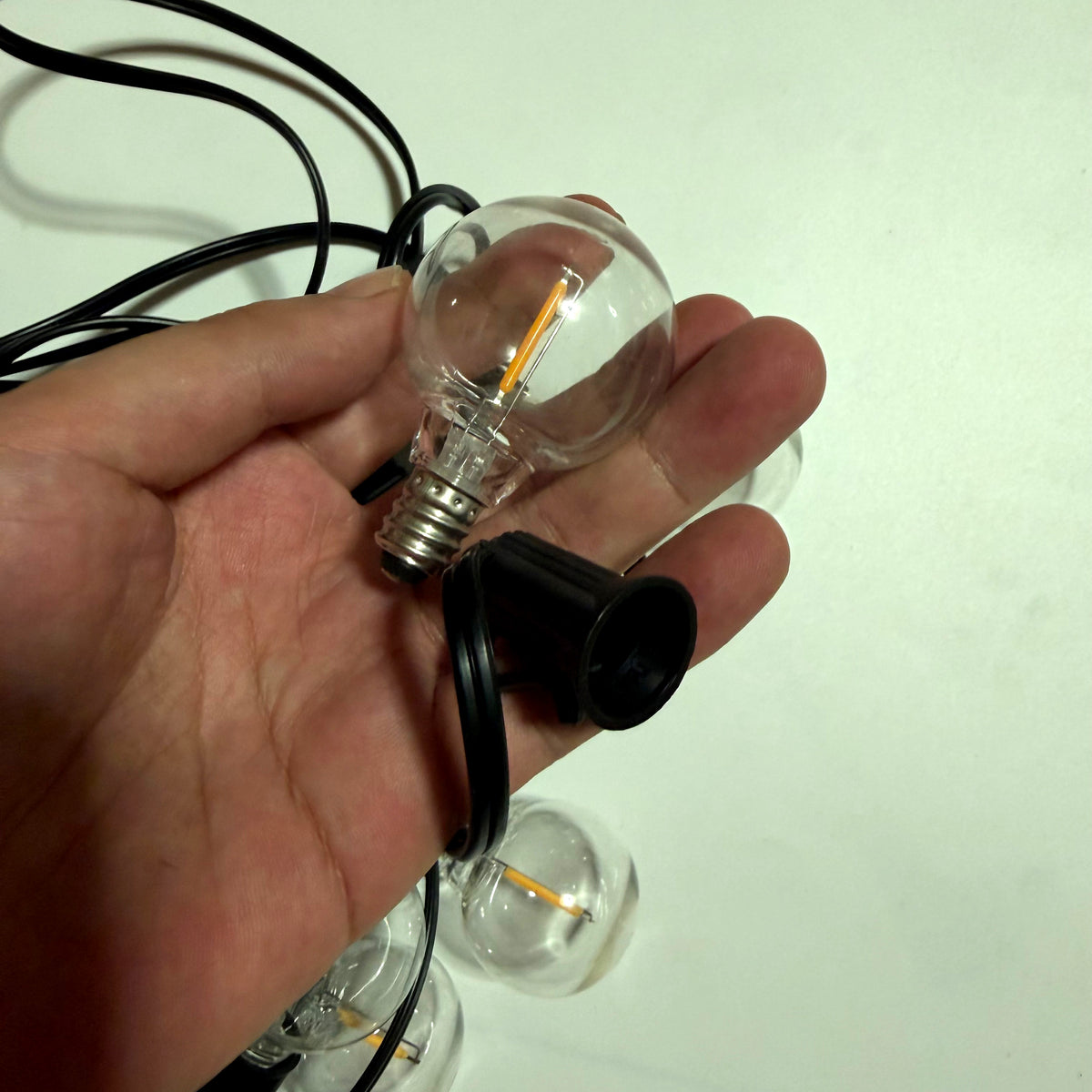 G40 Globe LED String Lights | Plug-in & Solar Options