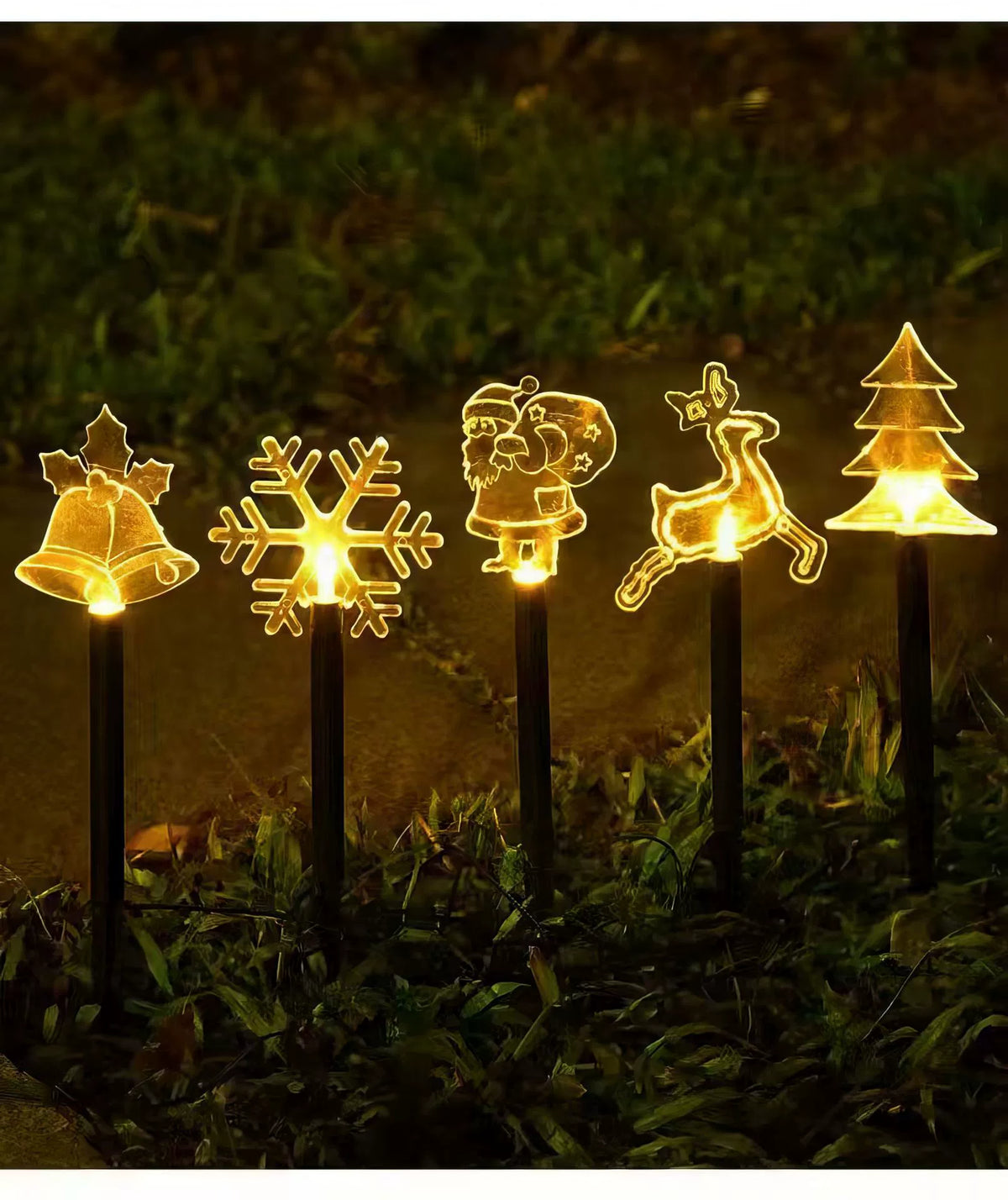 Acrylic Christmas Garden Stake Lights