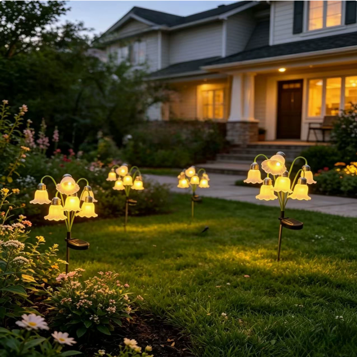 Solar Flower Garden Lights garden decoration