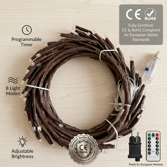 LED Vine String Lights | USB Powered | 72–144 Bulbs | OEM/ODM