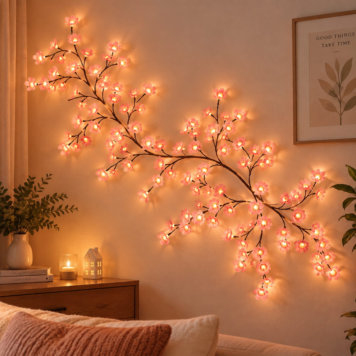 LED Vine String Lights | USB Powered | 72–144 Bulbs | OEM/ODM