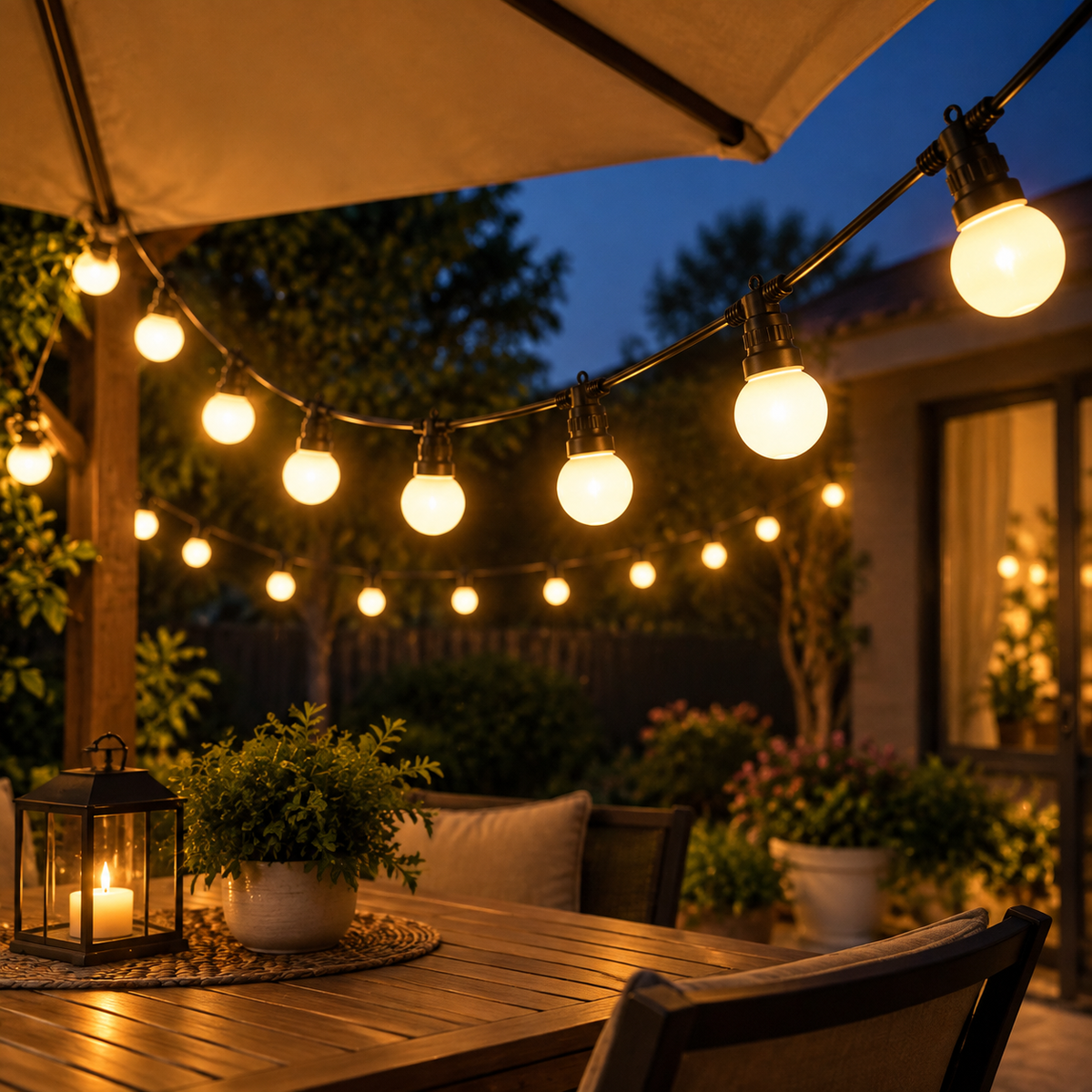 G50 LED Globe String Lights | Solar & Plug-in Options | OEM/ODM